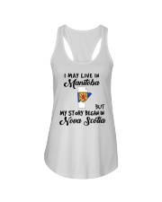 Began In Nova Scotia - Live In Manitoba Ladies Flowy Tank tile