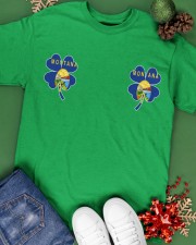 Montana Flag - Four Leaf Clover Classic T-Shirt apparel-classic-tshirt-lifestyle-back-69