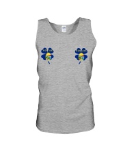 Montana Flag - Four Leaf Clover Unisex Tank tile