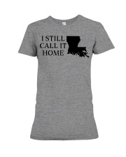 Louisiana i still call it home Premium Fit Ladies Tee tile