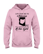 OHIO GIRL LIFE TOOK ME TO ARIZONA Hooded Sweatshirt front