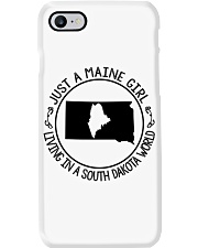MAINE GIRL LIVING IN SOUTH DAKOTA Phone Case tile