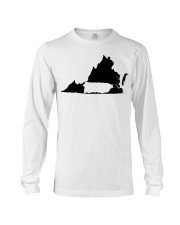 MAP PUERTO RICO IN VIRGINIA Long Sleeve Tee tile