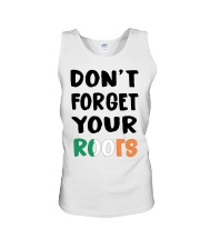 Ireland Flag Don't Forget Your Roots Unisex Tank tile