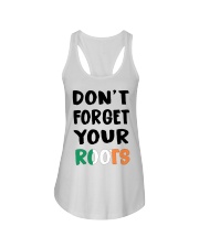 Ireland Flag Don't Forget Your Roots Ladies Flowy Tank tile