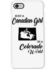 CANADIAN GIRL IN COLORADO Phone Case tile