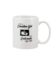 CANADIAN GIRL IN COLORADO Mug tile