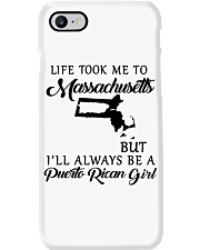 LIFE TOOK TO MASSACHUSETTS BE A PUERTO RICAN GIRL Phone Case tile