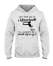 LIFE TOOK TO MASSACHUSETTS BE A PUERTO RICAN GIRL Hooded Sweatshirt tile