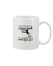 LIFE TOOK TO MASSACHUSETTS BE A PUERTO RICAN GIRL Mug tile