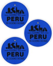 Going Home - Going ToPeru Circle Ornament (Wood tile