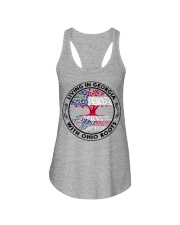 LIVING IN GEORGIA WITH OHIO ROOTS Ladies Flowy Tank tile