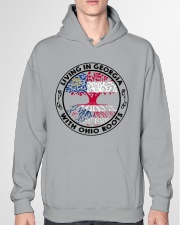 LIVING IN GEORGIA WITH OHIO ROOTS Hooded Sweatshirt garment-hooded-sweatshirt-front-04
