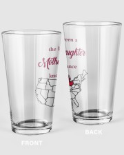 THE LOVE MOTHER AND DAUGHTER MICHIGAN OHIO Pint Glass tile