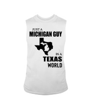 MICHIGAN GUY IN TEXAS Sleeveless Tee tile