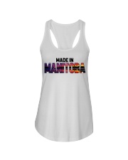 Made In Manitoba Ladies Flowy Tank tile