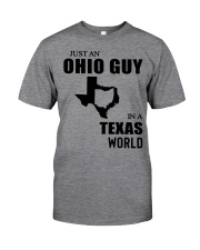 OHIO GUY IN TEXAS Classic T-Shirt front
