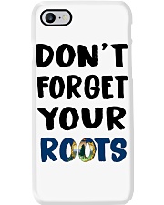 Vermont Flag Don't Forget Your Roots Phone Case tile