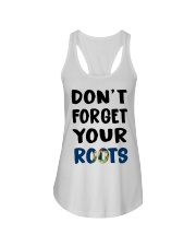 Vermont Flag Don't Forget Your Roots Ladies Flowy Tank tile