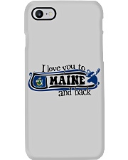 I love you to Maine Phone Case tile