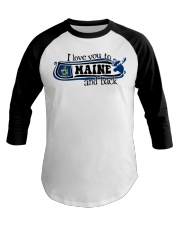 I love you to Maine Baseball Tee tile