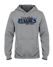 I love you to Maine Hooded Sweatshirt tile