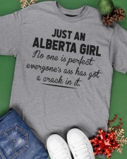 Alberta Girl - No One Is Perfect Classic T-Shirt apparel-classic-tshirt-lifestyle-back-69