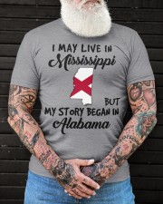 Began In Alabama - Live In Mississippi Classic T-Shirt apparel-premium-fit-men-tee-lifestyle-front-84