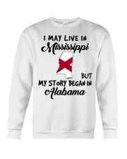 Began In Alabama - Live In Mississippi Crewneck Sweatshirt tile