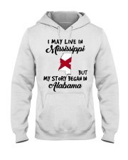 Began In Alabama - Live In Mississippi Hooded Sweatshirt tile