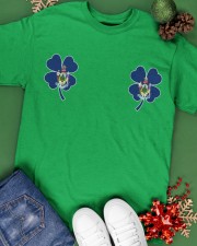 Maine Flag - Four Leaf Clover Classic T-Shirt apparel-classic-tshirt-lifestyle-back-69
