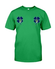 Maine Flag - Four Leaf Clover Classic T-Shirt front