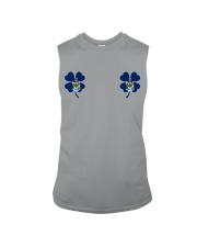 Maine Flag - Four Leaf Clover Sleeveless Tee tile