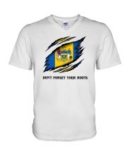Don't Forget Your Roots - Philadelphia V-Neck T-Shirt tile