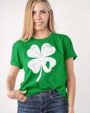 Illinois Map - Four Leaf Clover Classic T-Shirt apparel-classic-tshirt-lifestyle-front-100