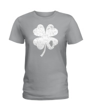 Illinois Map - Four Leaf Clover Ladies T-Shirt tile