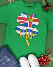 Flag British Columbia Four Leaf Clover Classic T-Shirt apparel-classic-tshirt-lifestyle-back-69