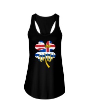 Flag British Columbia Four Leaf Clover Ladies Flowy Tank tile