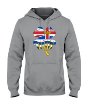 Flag British Columbia Four Leaf Clover Hooded Sweatshirt tile