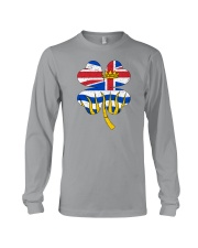 Flag British Columbia Four Leaf Clover Long Sleeve Tee tile