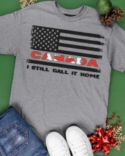 Flag Canada- Call It Home Classic T-Shirt apparel-classic-tshirt-lifestyle-back-69
