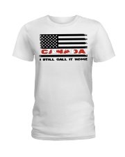 Flag Canada- Call It Home Ladies T-Shirt tile