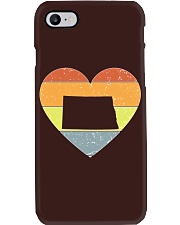 North Dakota - Heart Vintage Phone Case tile
