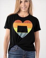 North Dakota - Heart Vintage Classic T-Shirt apparel-classic-tshirt-lifestyle-front-101
