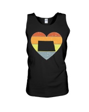 North Dakota - Heart Vintage Unisex Tank tile