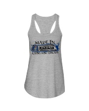 Made In Michigan A Long Time Ago Ladies Flowy Tank tile