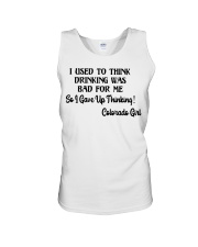 Colorado Girl Gave Up Thinking Unisex Tank tile