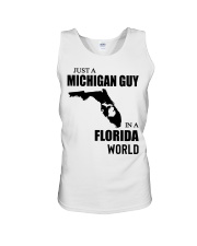 MICHIGAN GUY IN FLORIDA Unisex Tank tile
