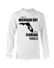 MICHIGAN GUY IN FLORIDA Long Sleeve Tee tile