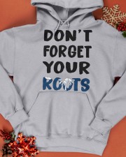 South Carolina Flag Don't Forget Your Roots Hooded Sweatshirt apparel-hooded-sweatshirt-lifestyle-front-65